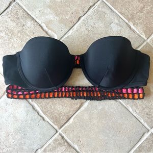 Victoria’s Secret The Hottie Banded Bikini Top Size 36B
